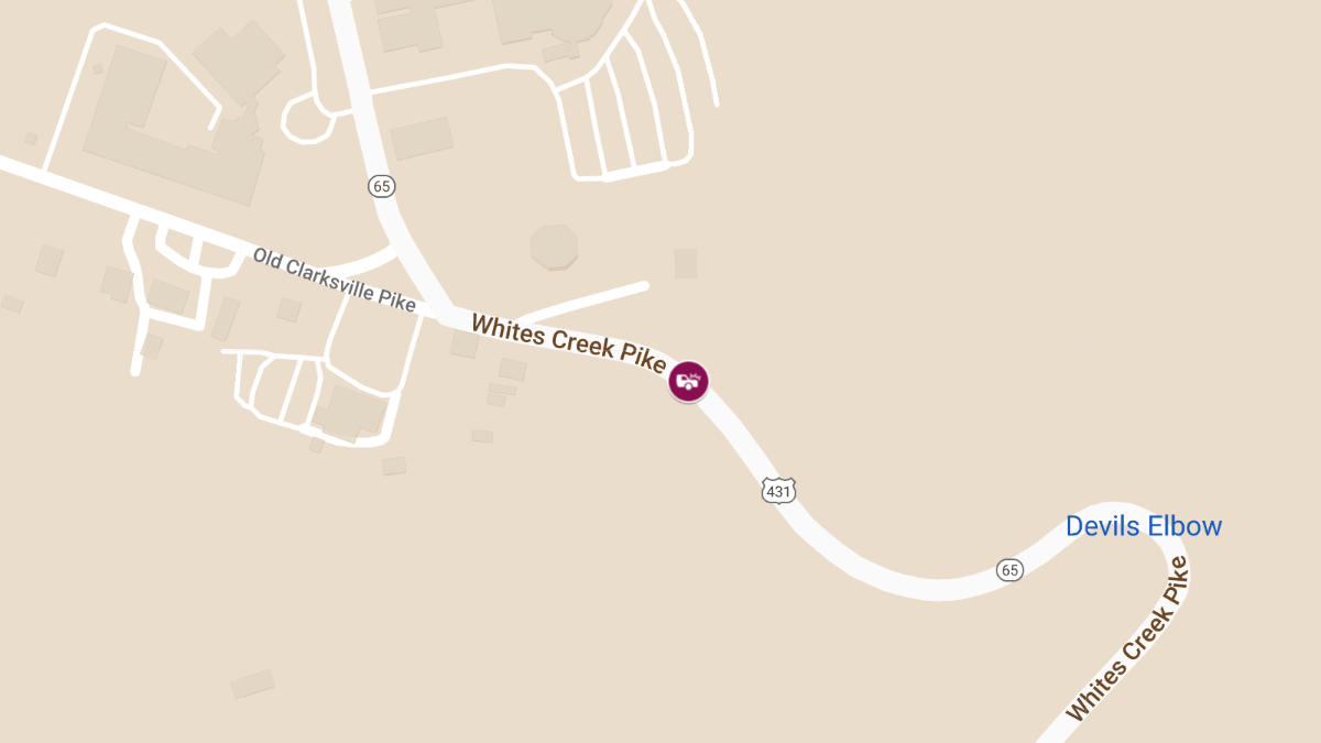 Injury Crash at 7032 Whites Creek Pike