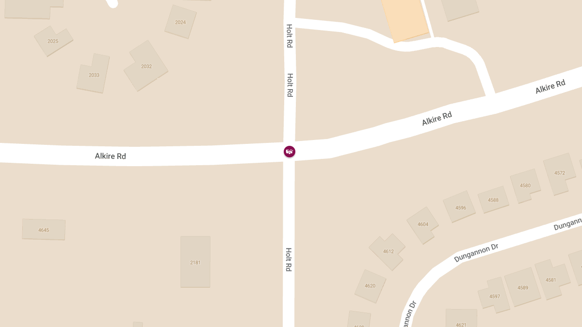 Injury Crash at Alkire Rd & Holt Rd