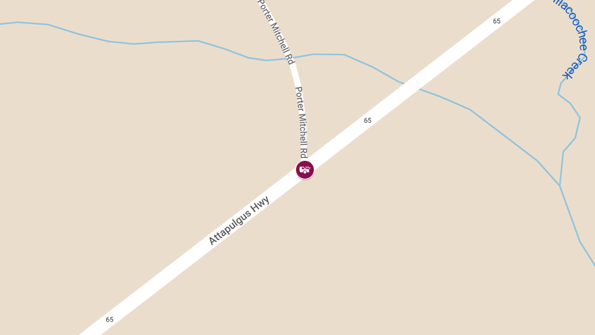 Injury Crash at Attapulgus Hwy & Porter Mitchell Rd
