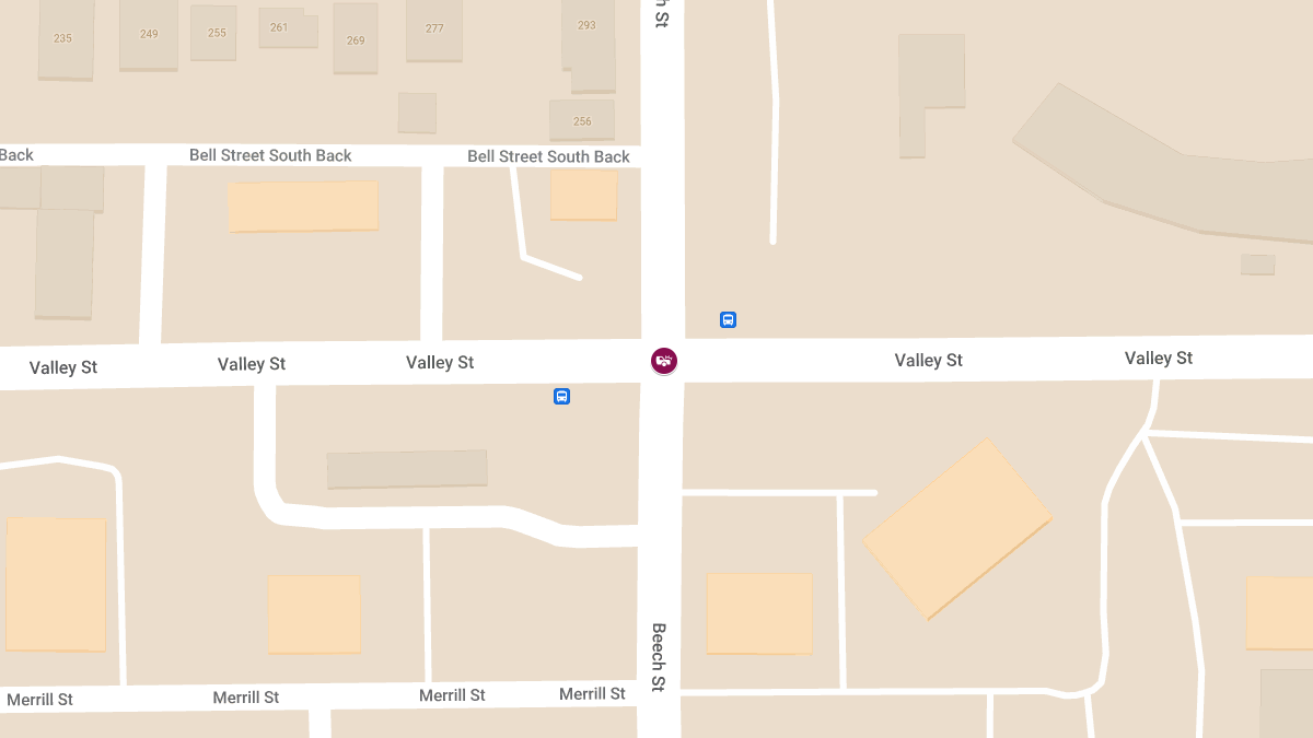 Injury Crash at Beech St & Valley St