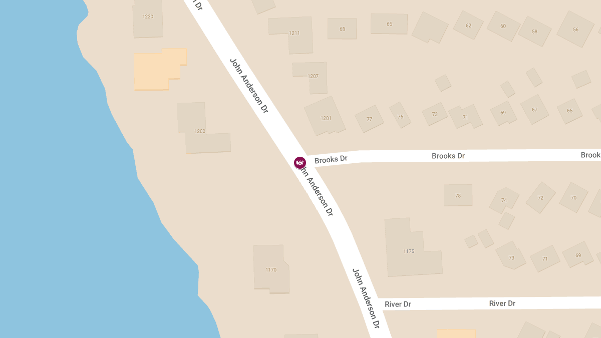 Injury Crash at Brooks Dr & John Anderson Dr