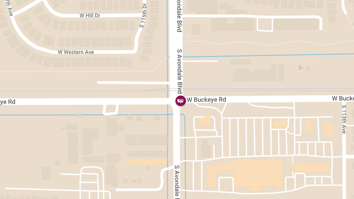 Injury Crash at Buckeye Rd and Avondale Blvd