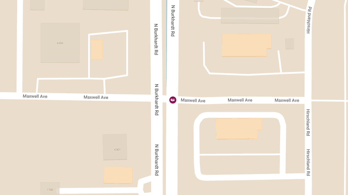 Injury Crash at Burkhardt Rd & Maxwell Ave