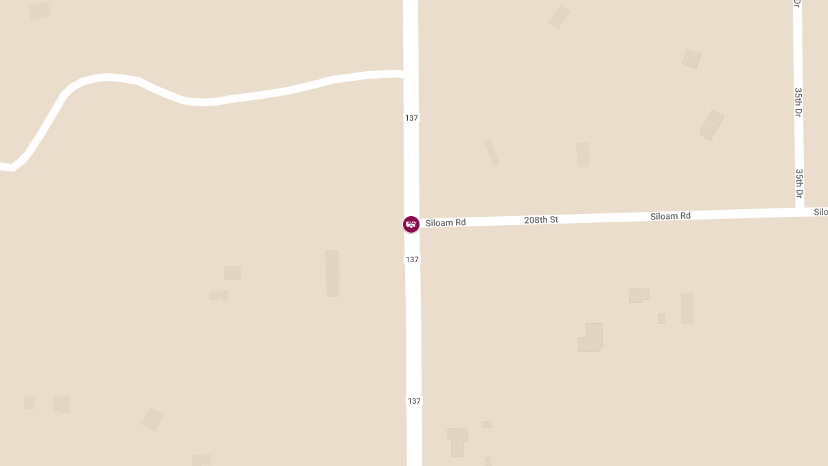 Injury Crash at County Rd 137 & 208th St