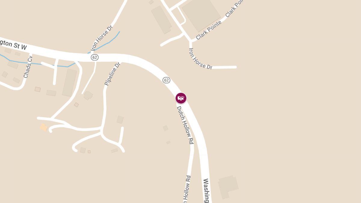 Injury Crash at Dutch Hollow Rd & Washington St W