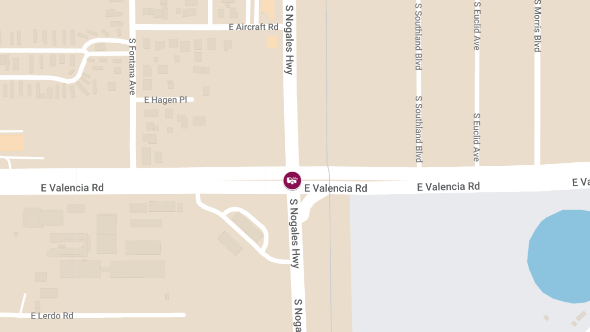 Crash with Injuries at Valencia Rd & Nogales Hwy