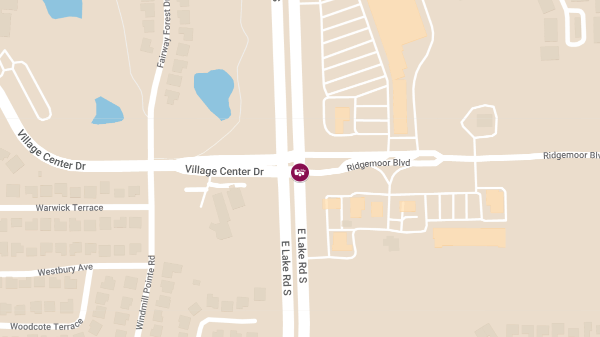 Injury Crash at East Lake Rd & Ridgemoor Blvd