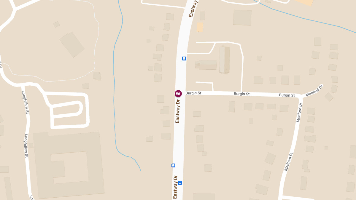Injury Crash at Eastway Dr & Burgin St