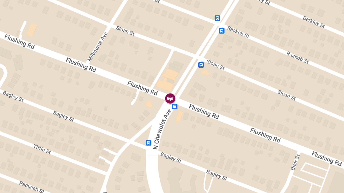 Injury Crash at Flushing Rd & N Chevrolet Ave