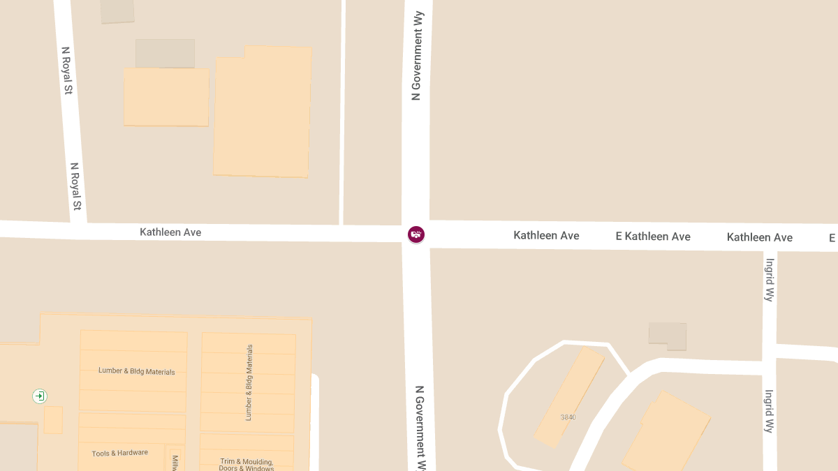 Injury Crash at Government Way & Kathleen Ave
