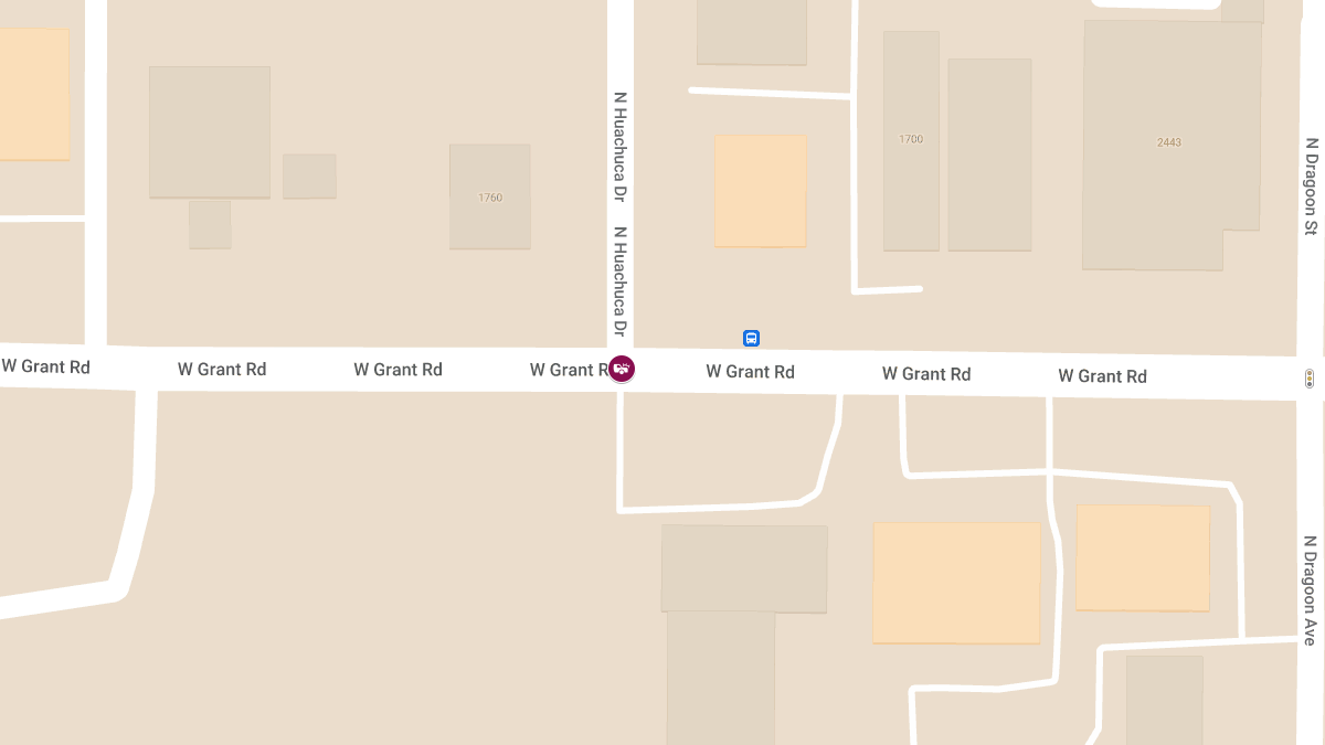 Injury Crash at Grant Rd and Huachuca Dr Near I-10