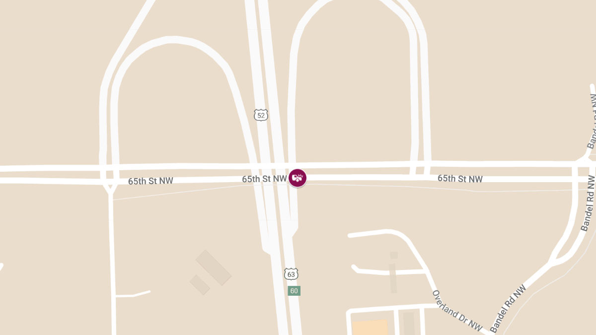 Injury Crash at Highway 52 & 65th St NW