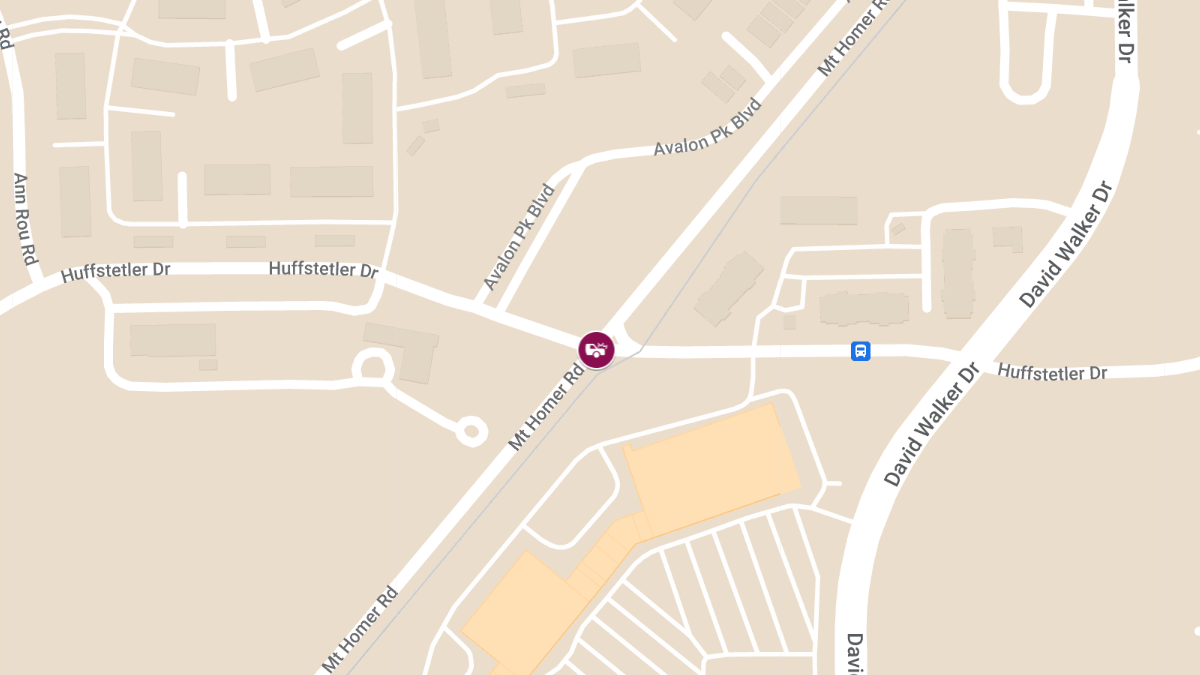 Injury Crash at Huffstetler Dr & Mt. Homer Rd
