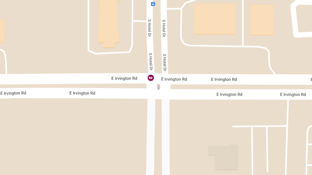 Injury Crash at Irvington Rd and Hotel Dr