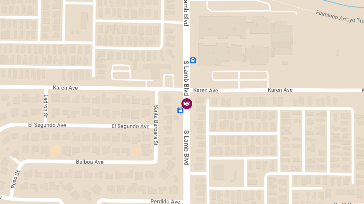 Injury Crash at Karen Ave and S Lamb Blvd