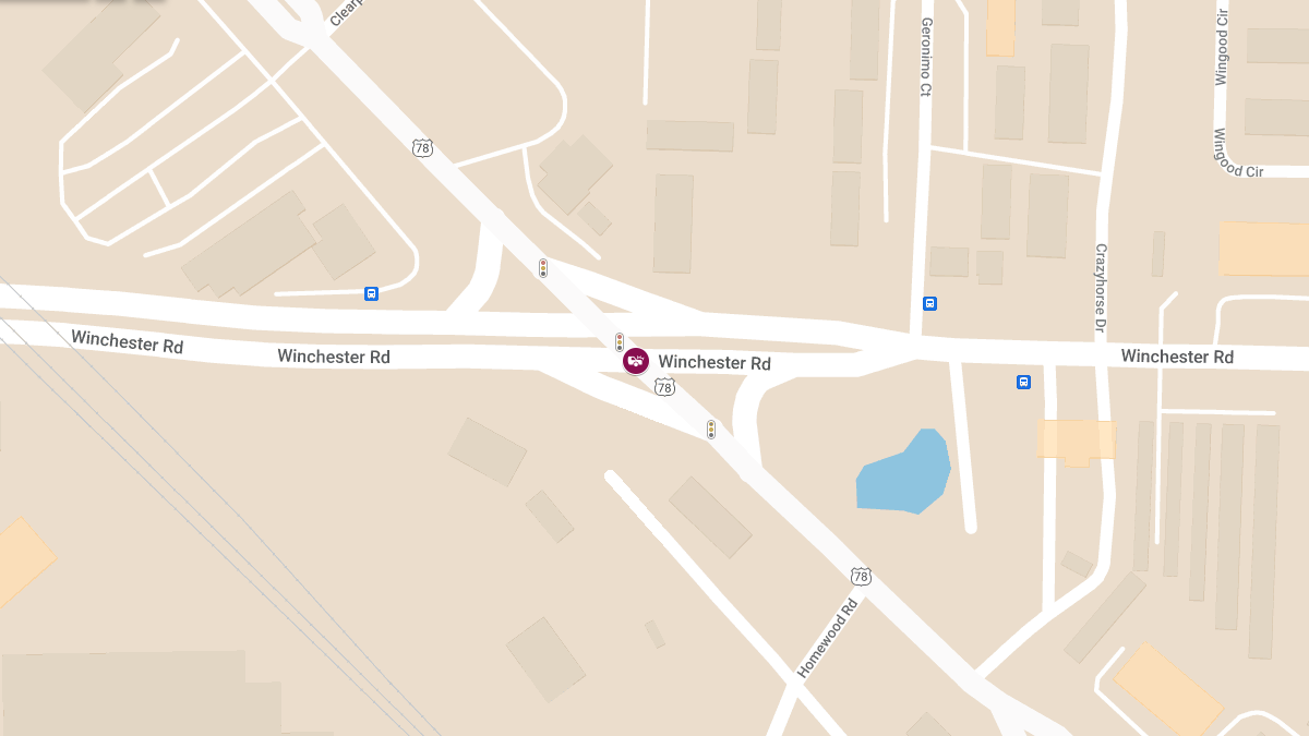 Injury Crash at Lamar Ave & Winchester Rd