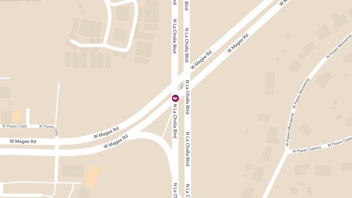 Injury Crash at Magee Rd & La Cholla Blvd