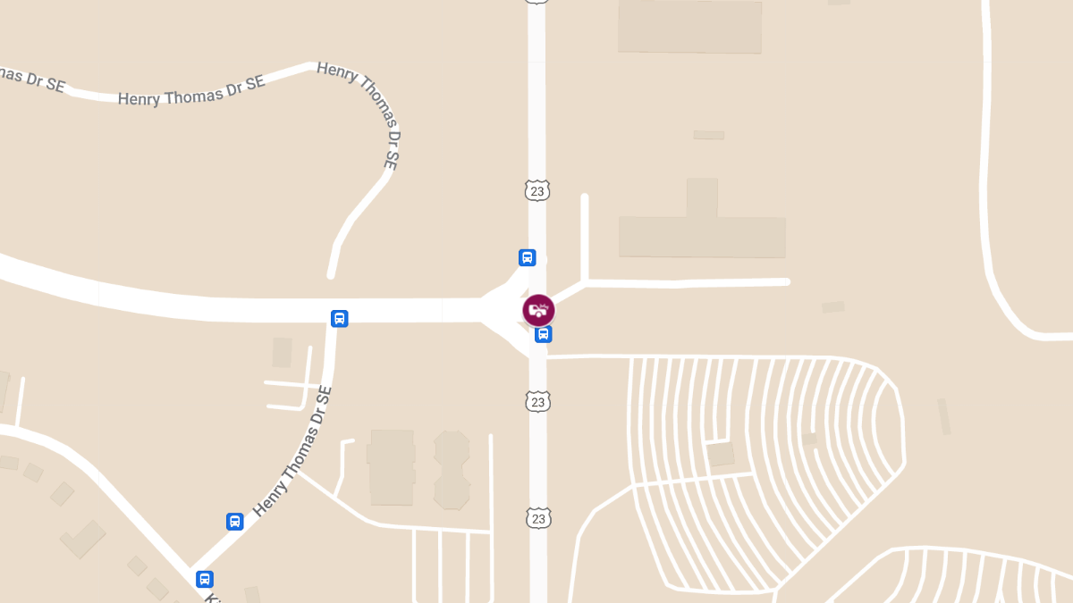 Injury Crash at Moreland Ave SE & McDonough Blvd SE