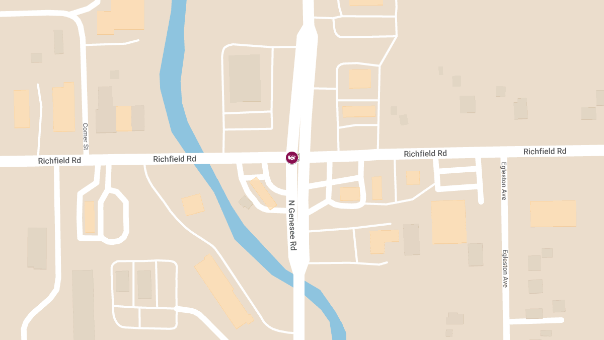 Injury Crash at N Genesee Rd & Richfield Rd