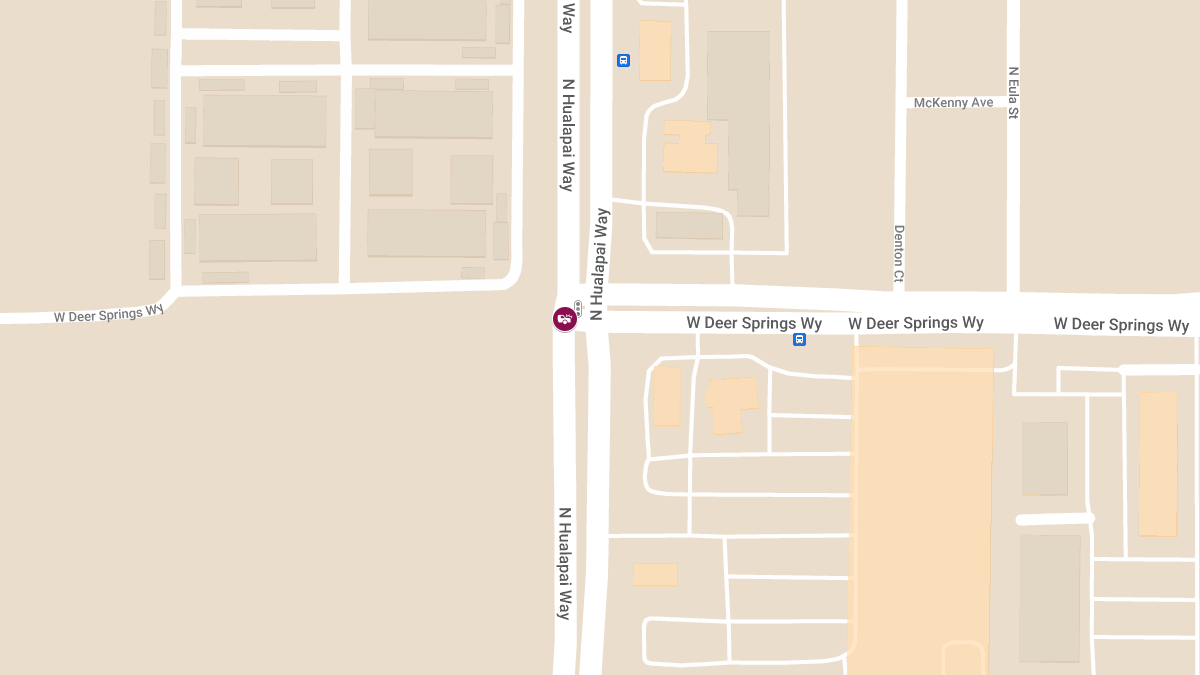 Injury Crash at N Hualapai Way & W Deer Springs Way