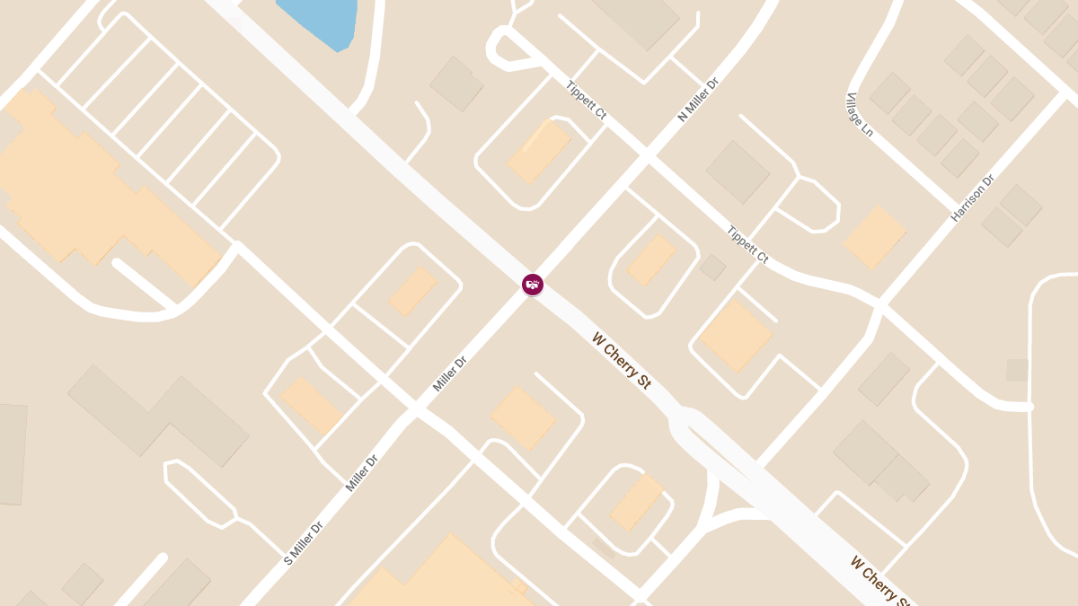 Injury Crash at N Miller Dr & W Cherry St