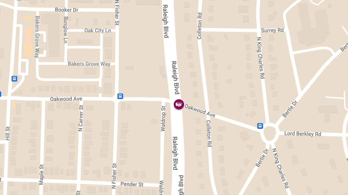 Injury Crash at N Raleigh Blvd & Oakwood Ave