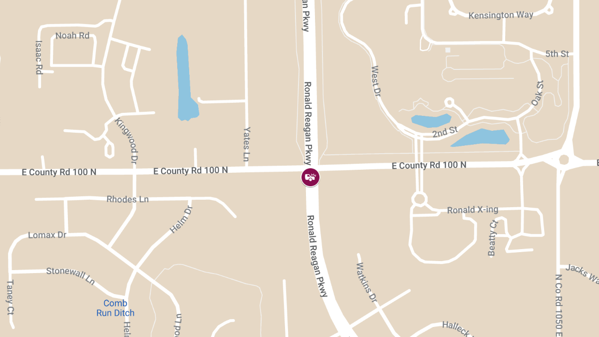 Injury Crash at Ronald Reagan Pkwy and 100 N