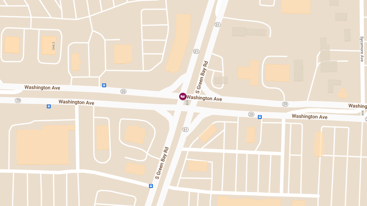 Injury Crash at S Green Bay Rd & Washington Ave