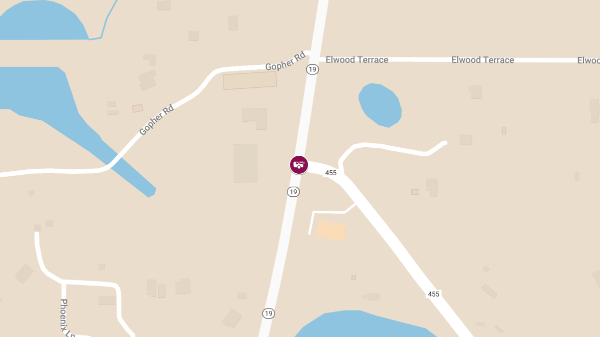 Injury Crash at SR-19 & CR-455