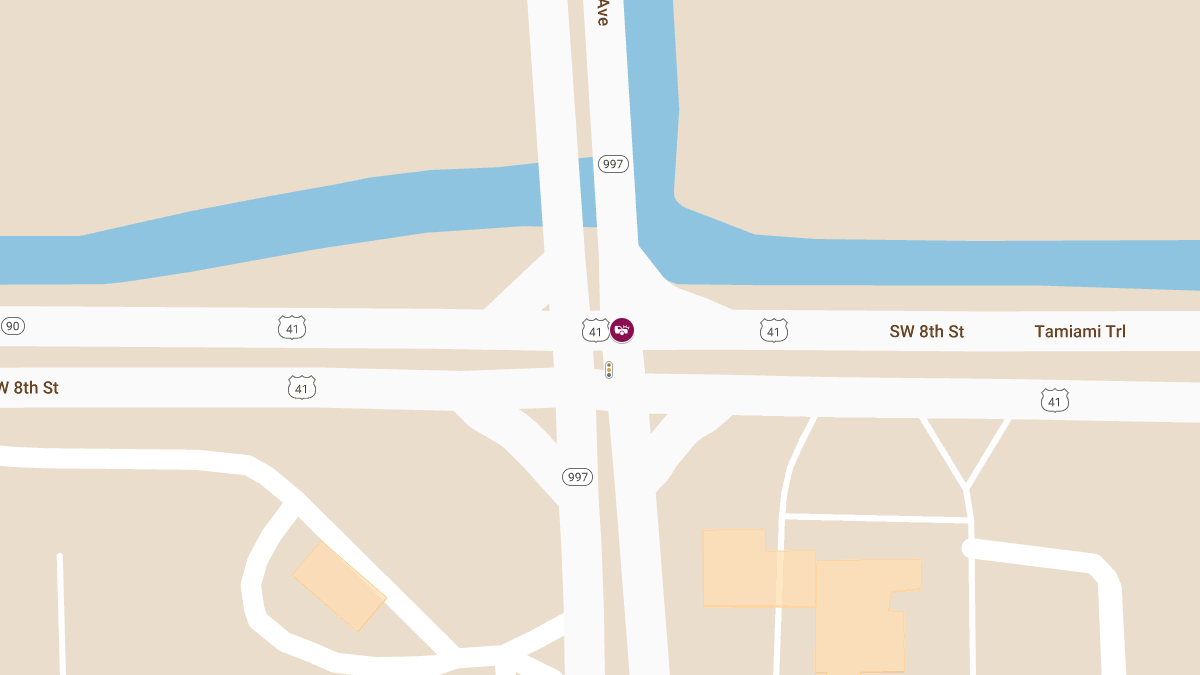 Injury Crash at SW 177th Ave & SW 8th St