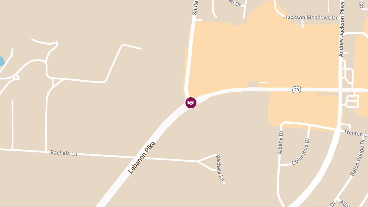 Injury Crash at Shute Ln & Lebanon Pike