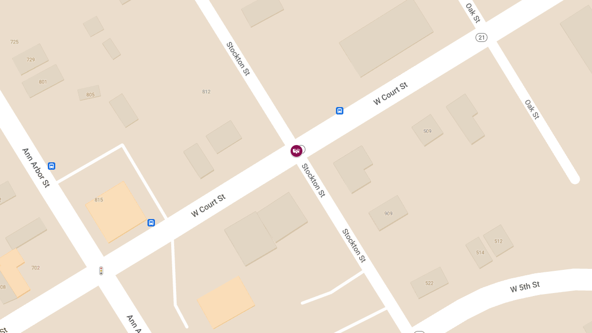 Injury Crash at Stockton St & W Court St