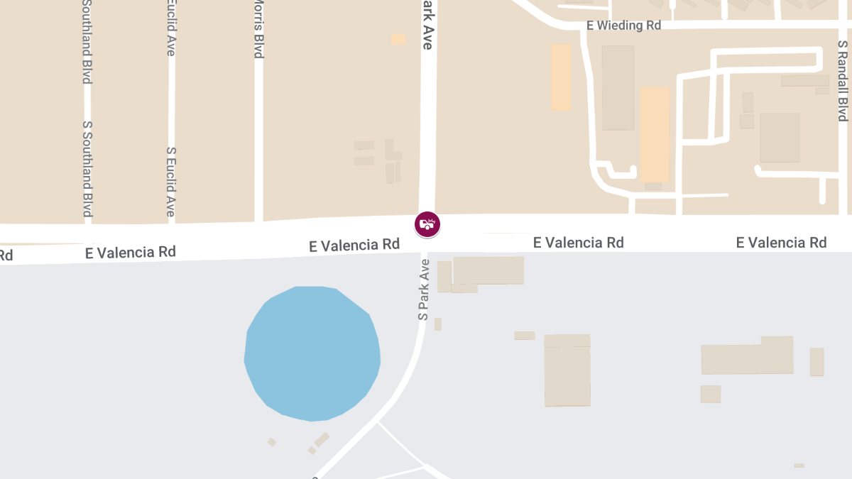 Injury Crash at Valencia Rd & Park Ave Causes Major Traffic Delays