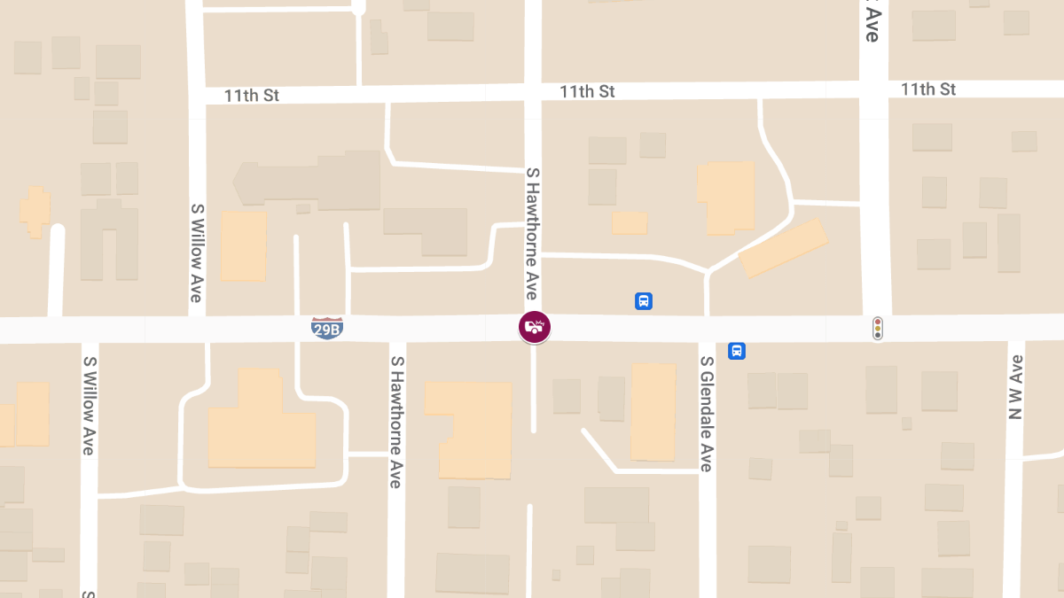 Injury Crash at W 12th St & S Hawthorne Ave