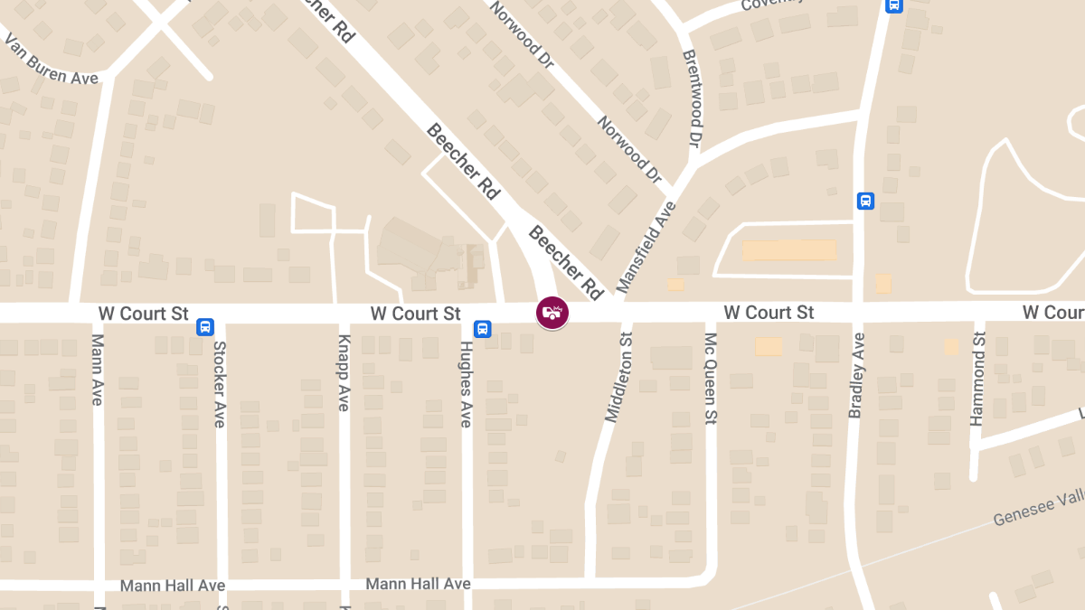 Injury Crash at W Court St & Beecher Rd