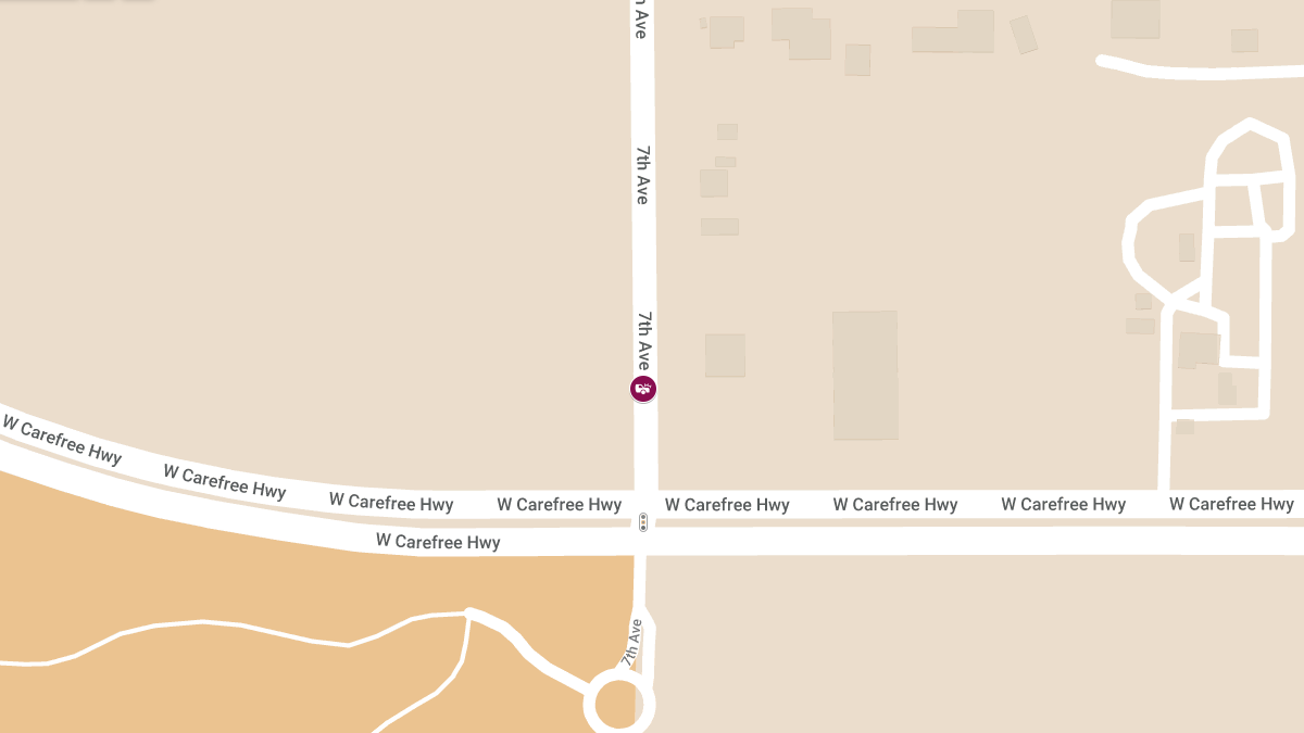Injury Crash on 7th Ave North of Carefree Hwy