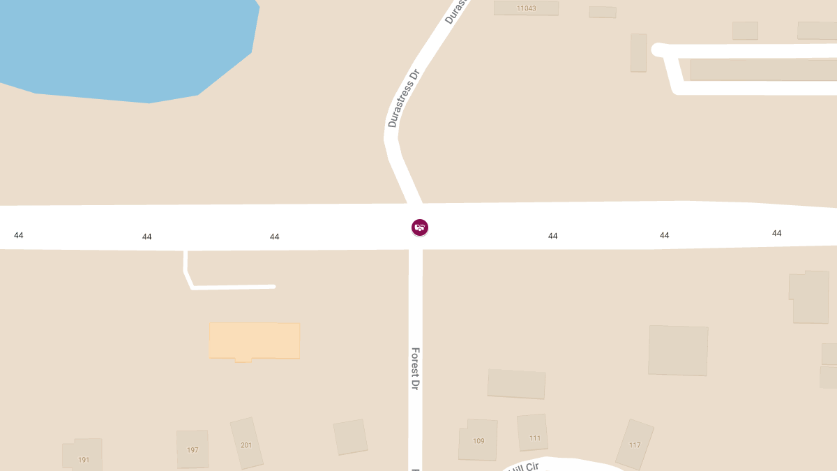 Injury Crash on CR-44 at Forest Dr