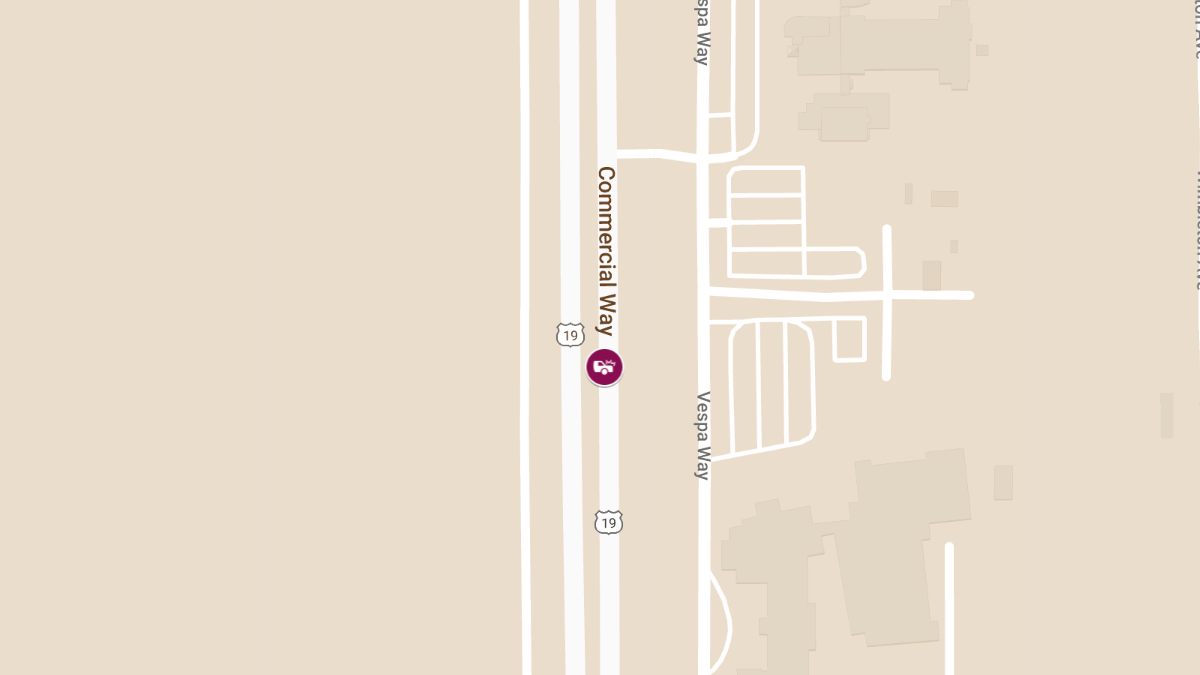 Injury Crash on Commercial Way Near Vespa Way