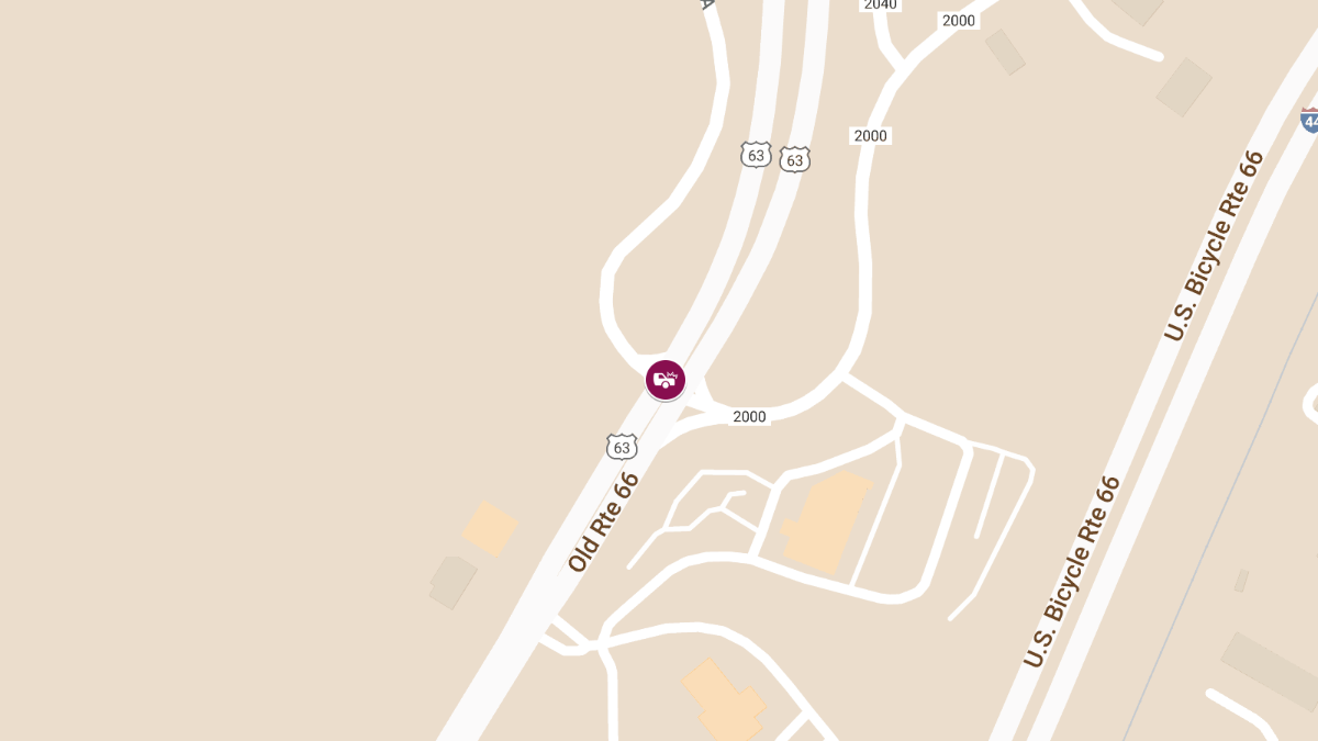 Injury Crash on Highway 63 at County Road 8010