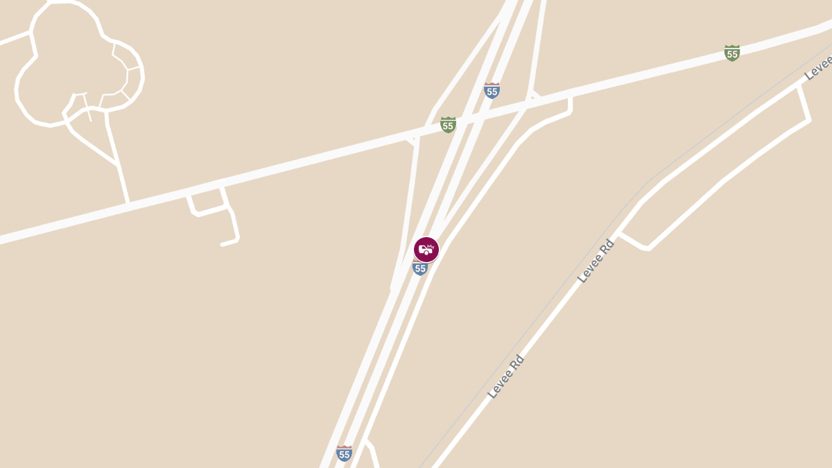 Injury Crash on I-55 Near Mile Marker 39.6