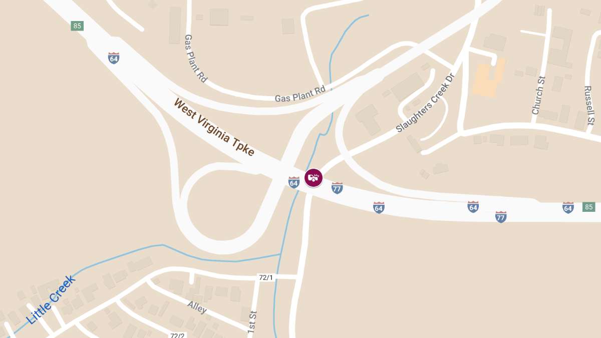 Injury Crash on I-77 South near Mile Marker 84