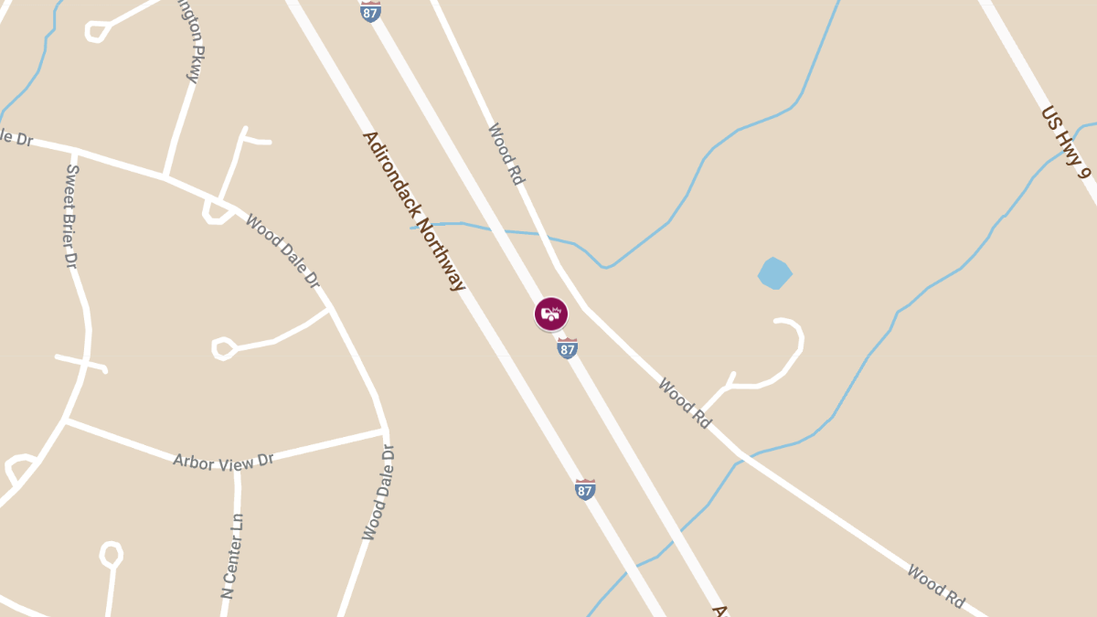 Injury Crash on I-87 Southbound at Exit 12