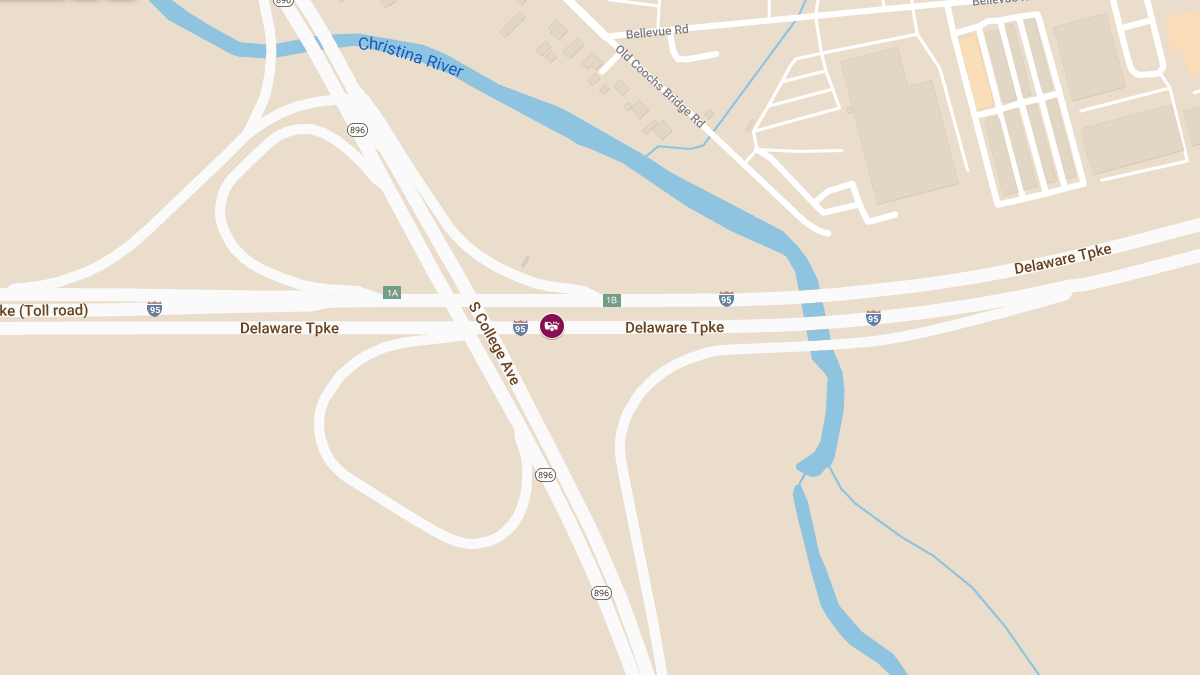 Injury Crash on I-95 NB Near Rte 896 in Work Zone