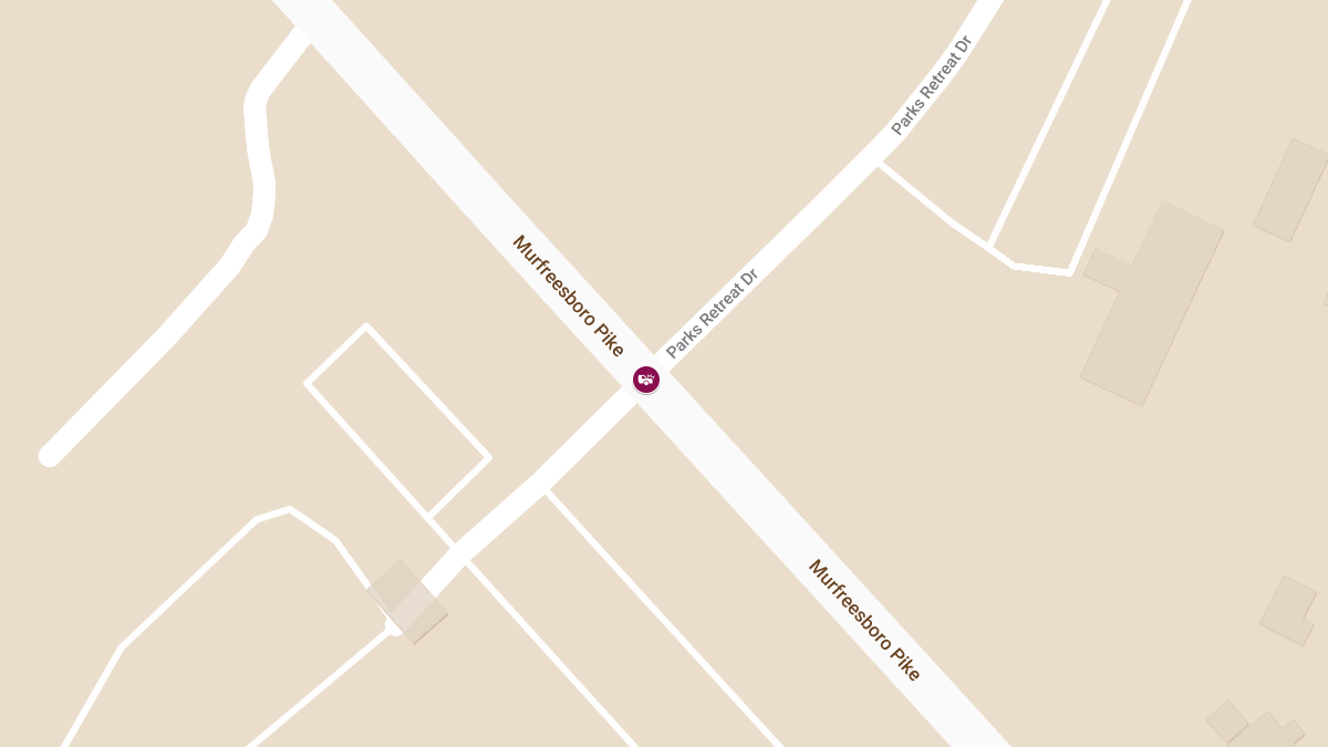 Injury Crash on Murfreesboro Pike Near Parks Retreat Dr