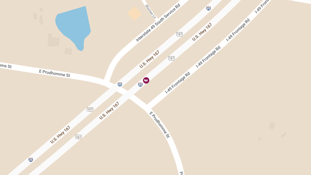 Injury Crash on NB I-49 Near Exit 69