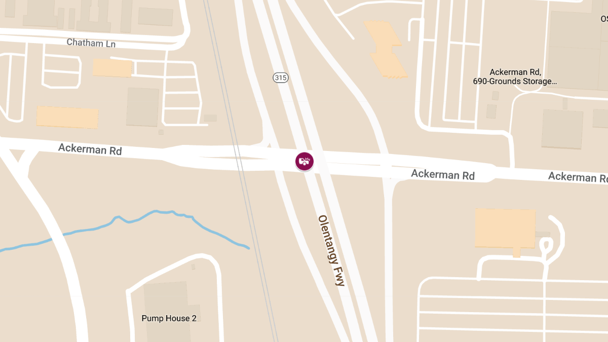 Injury Crash on OH-315 N at Ackerman Rd