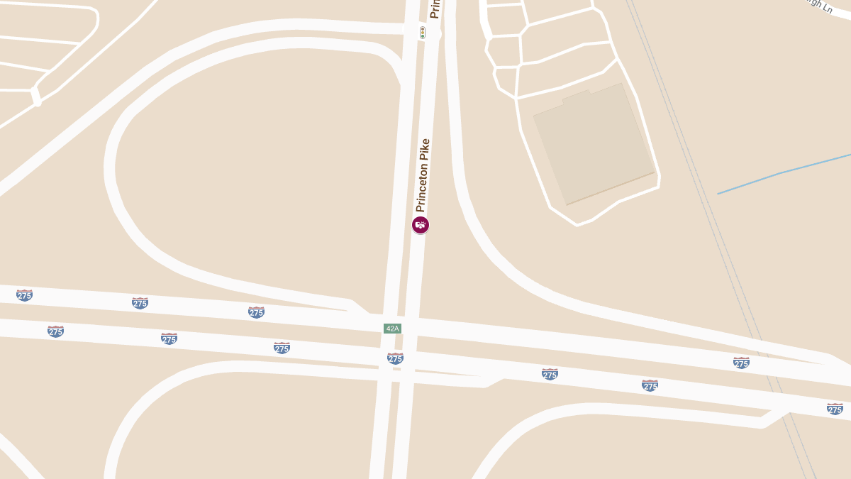 Injury Crash on Princeton PikeState Route 747 near I-275