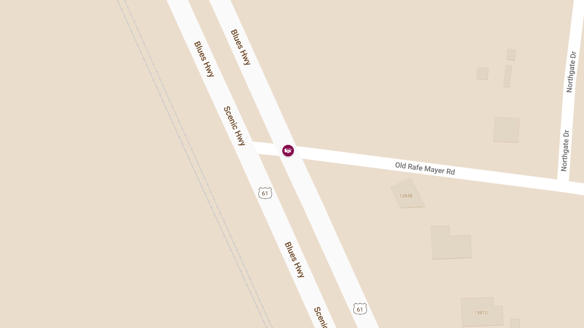 Injury Crash on Rafe Meyer Rd at Scenic Hwy