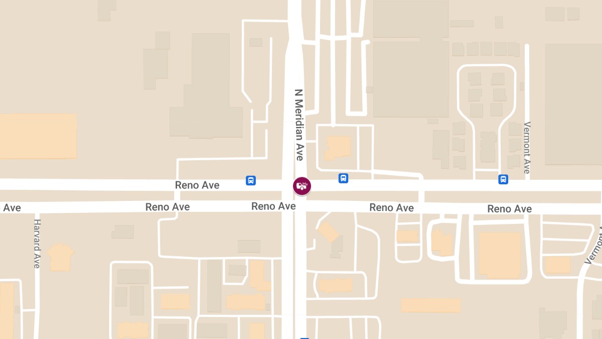 Injury Crash on Reno Ave at S Meridian Ave