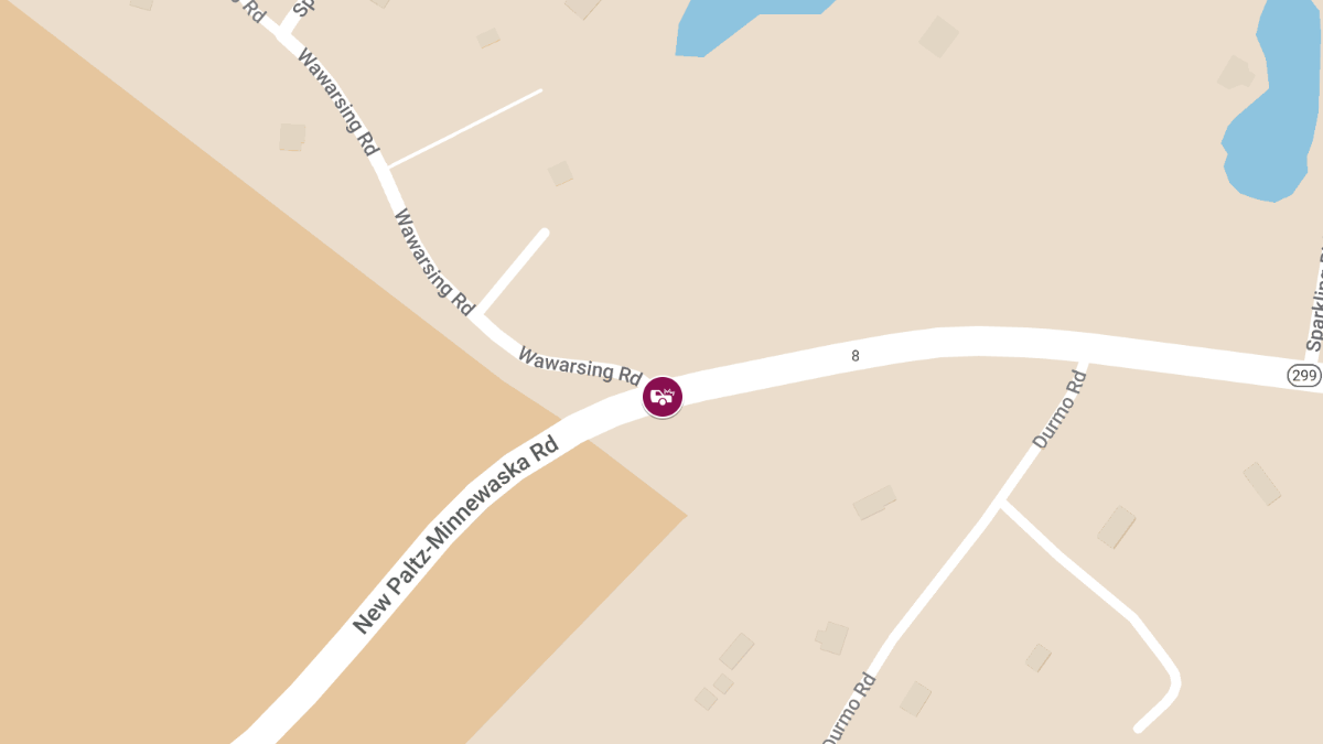 Injury Crash on Route 299 at Wawarsing Rd